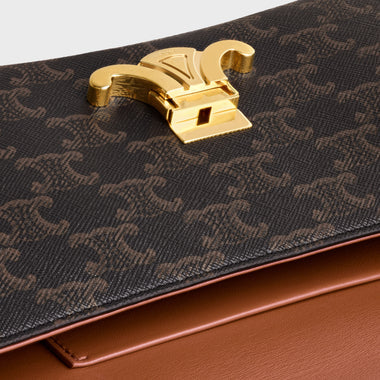 Sac Celine Lola Moyen Modele Toile Triomphe Et Veau – image 6