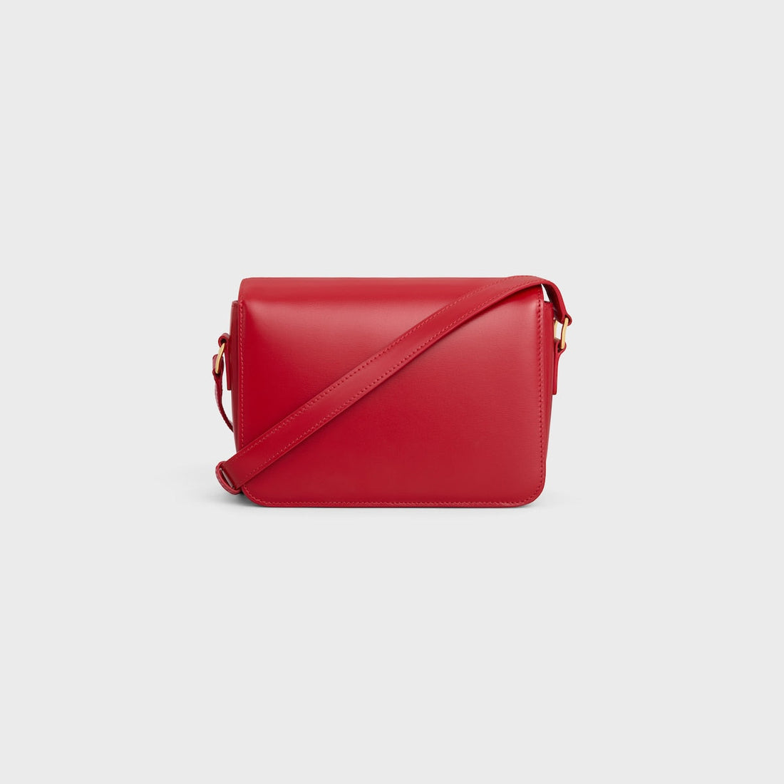 Sac Triomphe Teen En Veau Brillant En Rouge – image 3