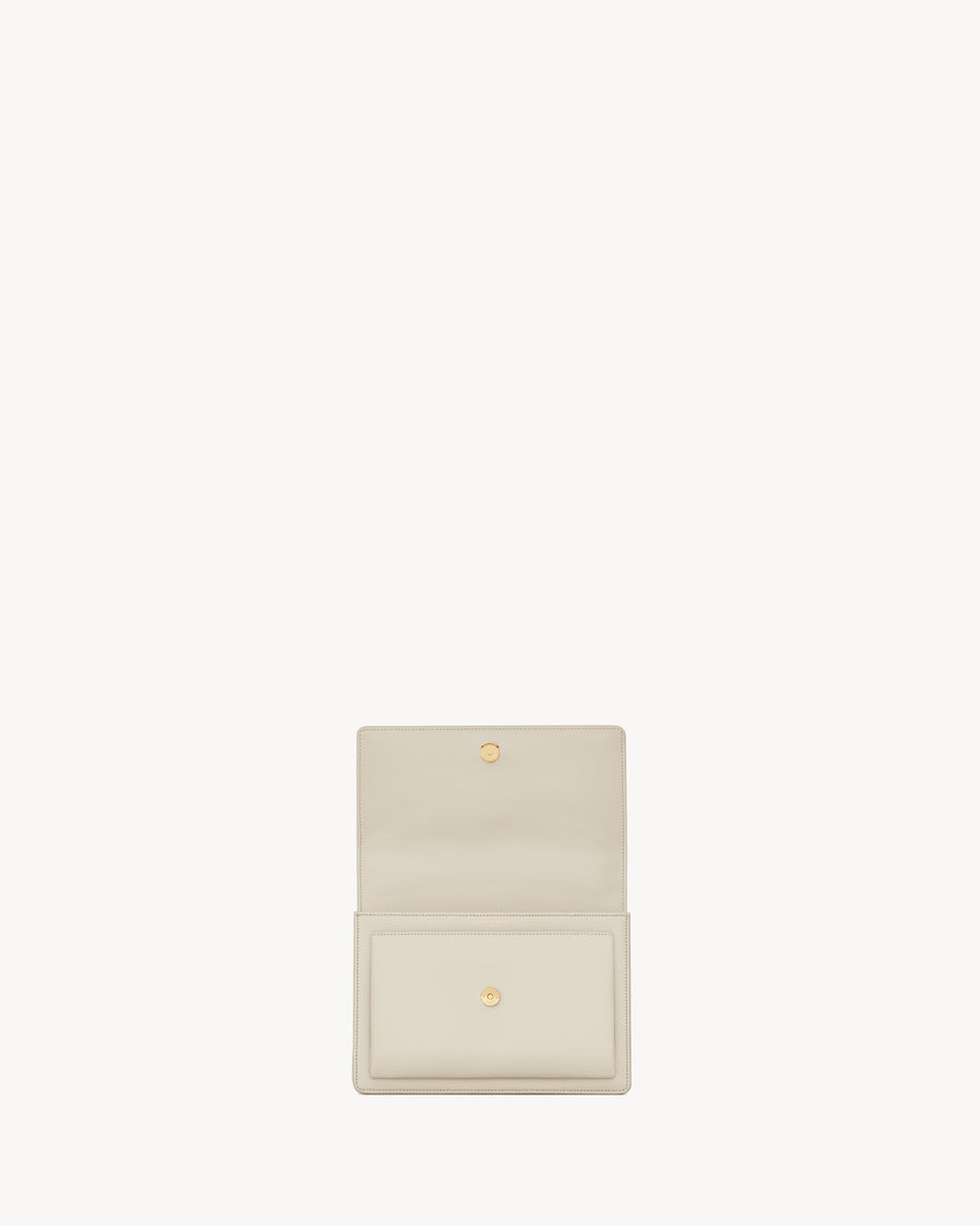 Sunset Medium En Semi Cuir Lisse Blanc Vintage – image 5