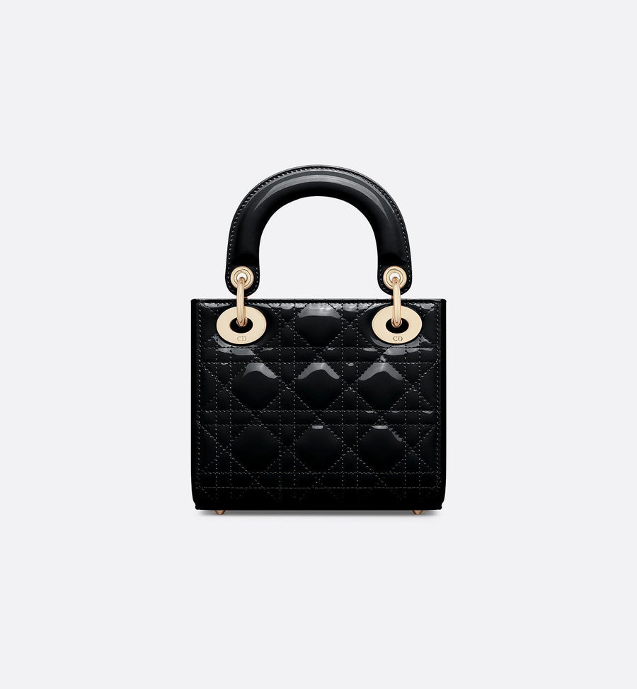 Sac Lady Dior Mini verni noir – image 3
