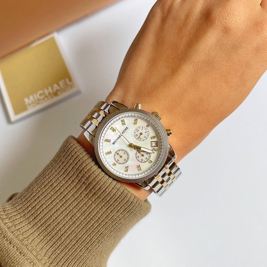 Michael Kors Two-Tone MK5057 – Montre Femme – image 4