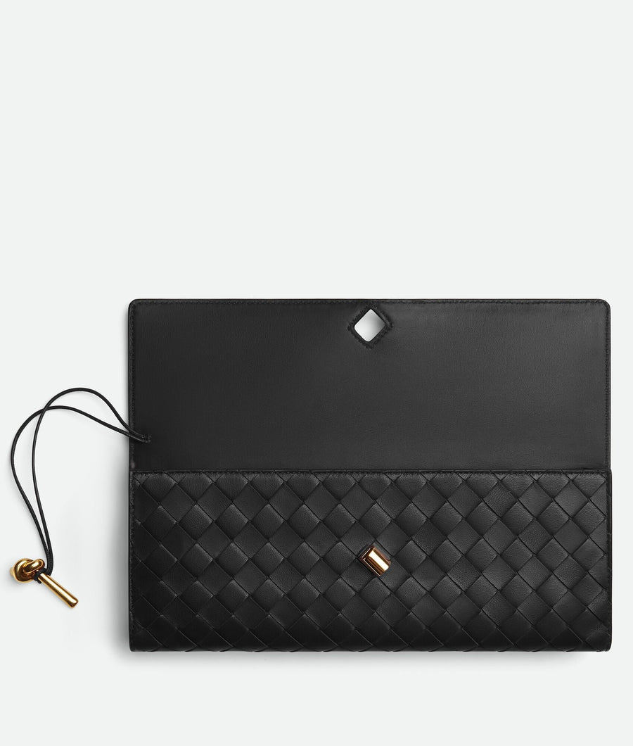 Pochette à anse en souple tressé Intrecciato – image 3