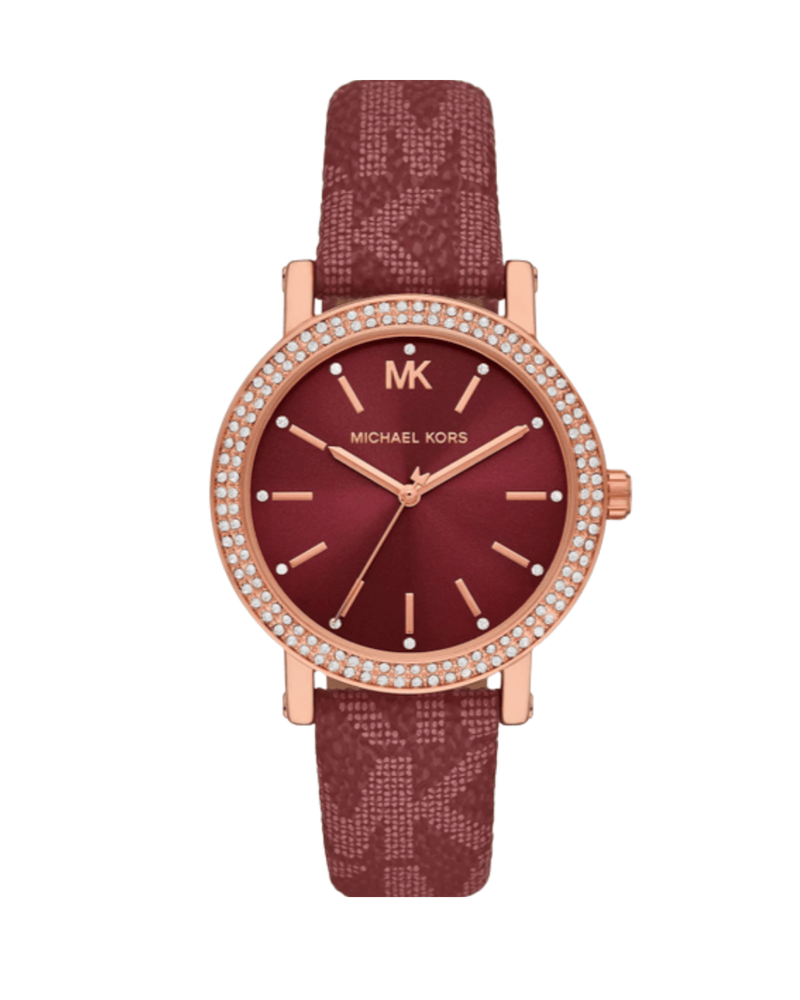 Michael Kors Corey Rouge Vin MKO1025 – Montre Femme – image 1