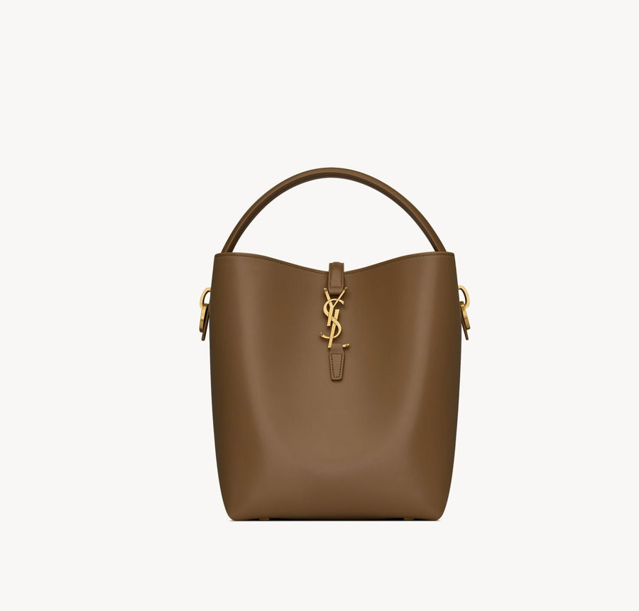 Le 37 Petit Modèle En Semi Cuir Brillant Liège Foncé – image 1