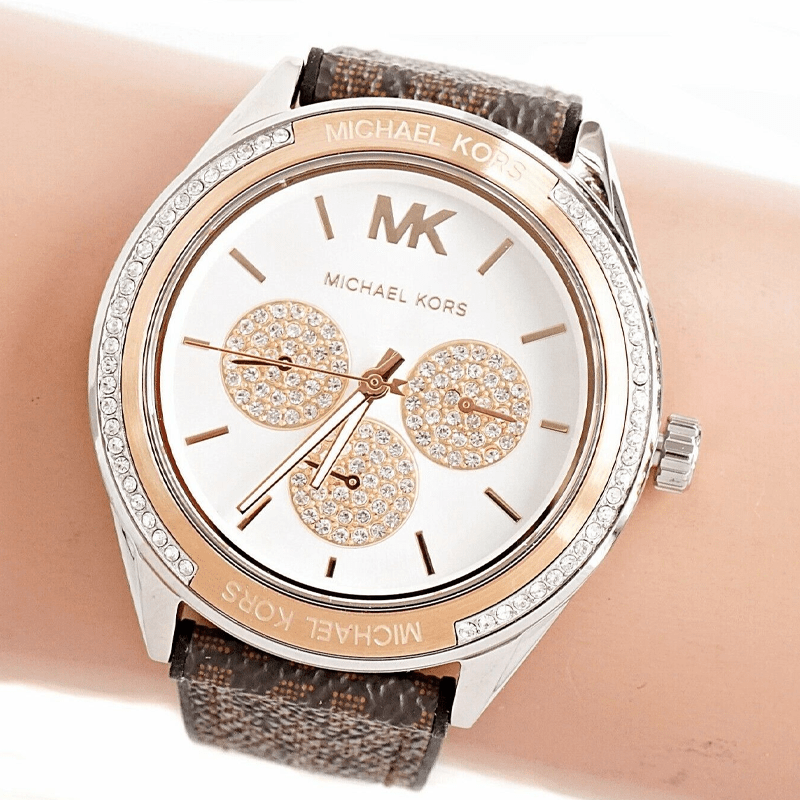 Michael Kors – bracelet En Cuir Marron – MK7205 – Montre Femme – image 2
