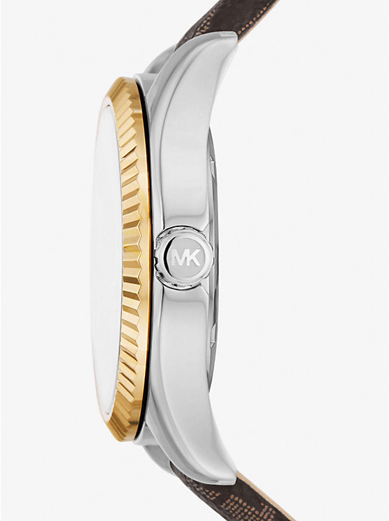 Lexington dorée avec logo signature MK4745 – Montre Femme – image 2