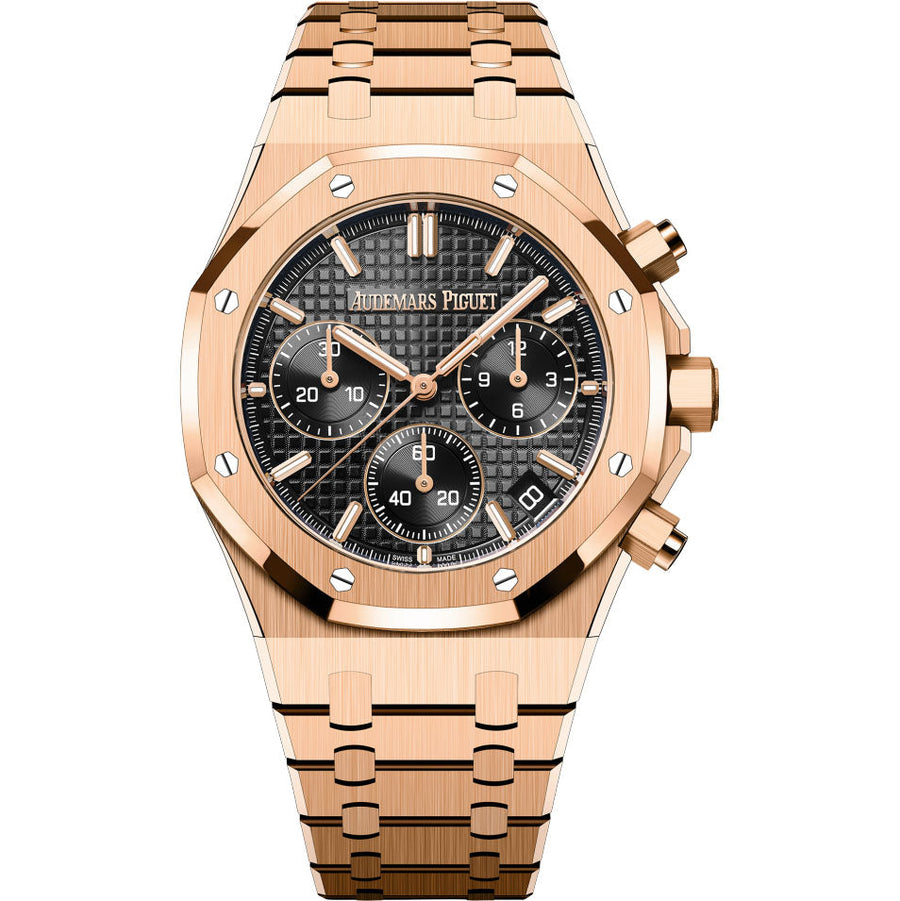 Royal Oak Chronographe-Rose/Noir – Montre Homme – image 1