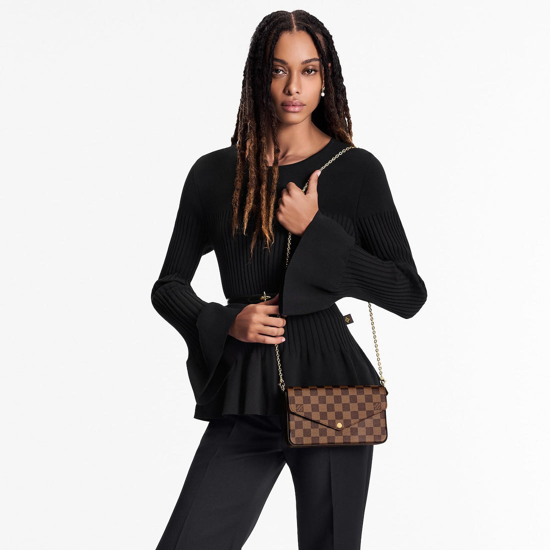 Pochette Félicie Damier Ebene – image 3