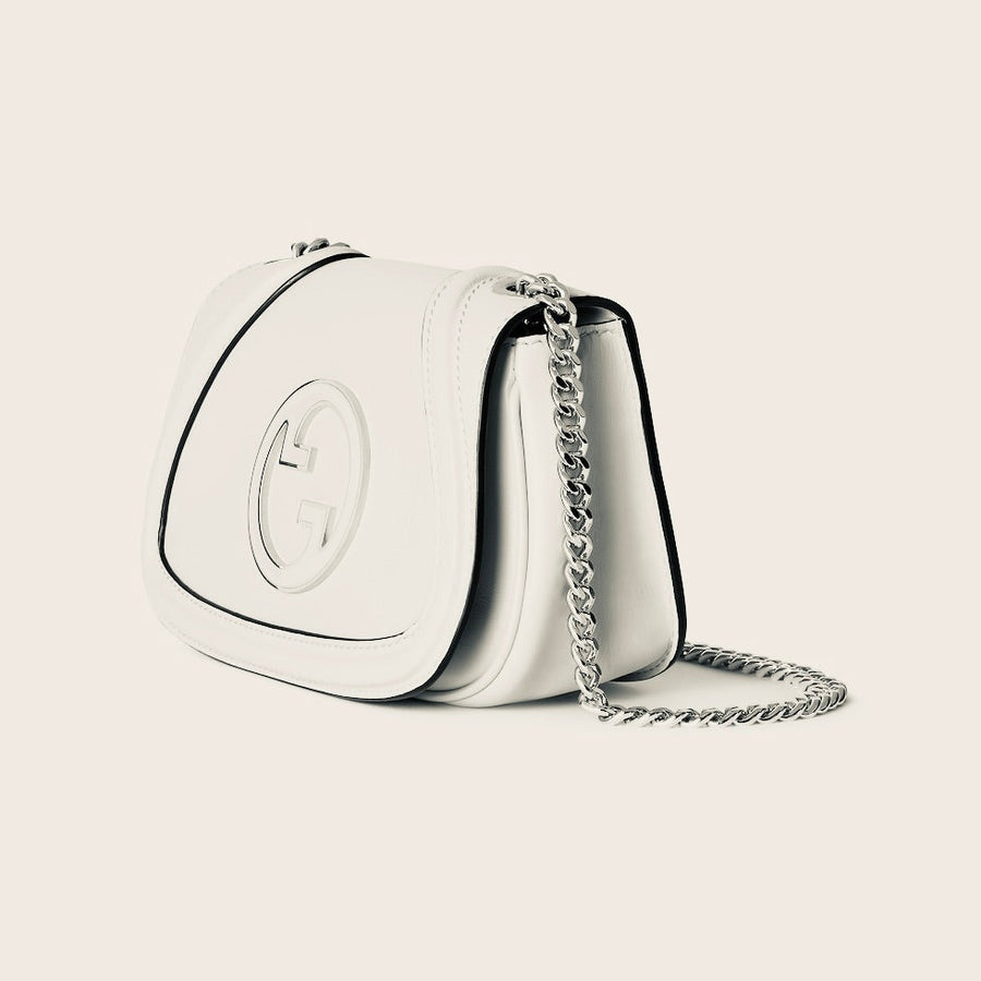 Sac À Épaule Gucci Blondie Petit Format En Blanc – image 3