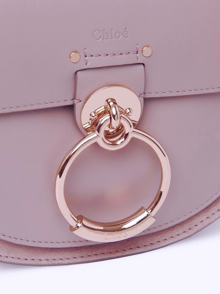 Petit Sac Tess En Cuir Lisse Et Cuir Velours – image 4