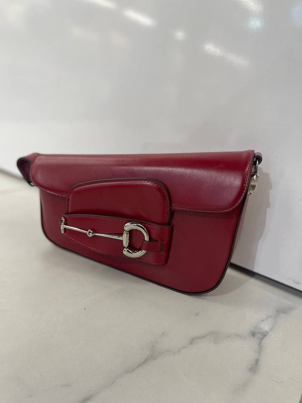 Petit Sac À Bandoulière En Lisse Gucci Horsebit 1955 – image 2