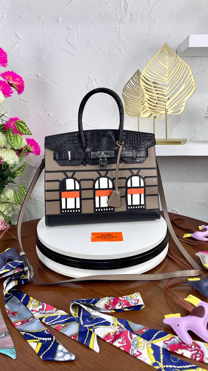 Hermes Birkin 20 Cm Faubourg Sellier Quatre Couleurs – image 6