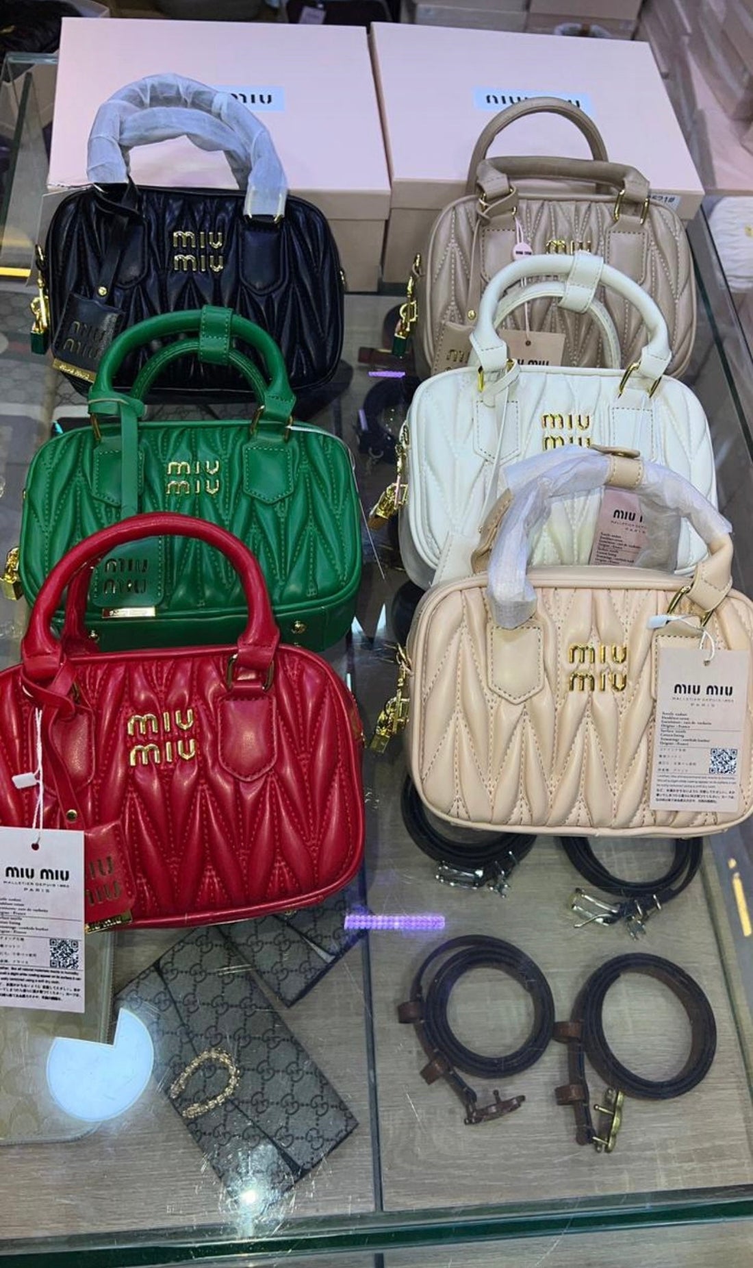 Sac Arcadie nappa matelassé en noir – image 2