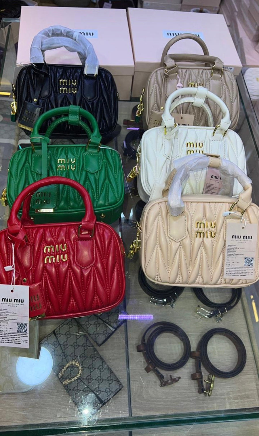 Sac Arcadie nappa matelassé en noir – image 2