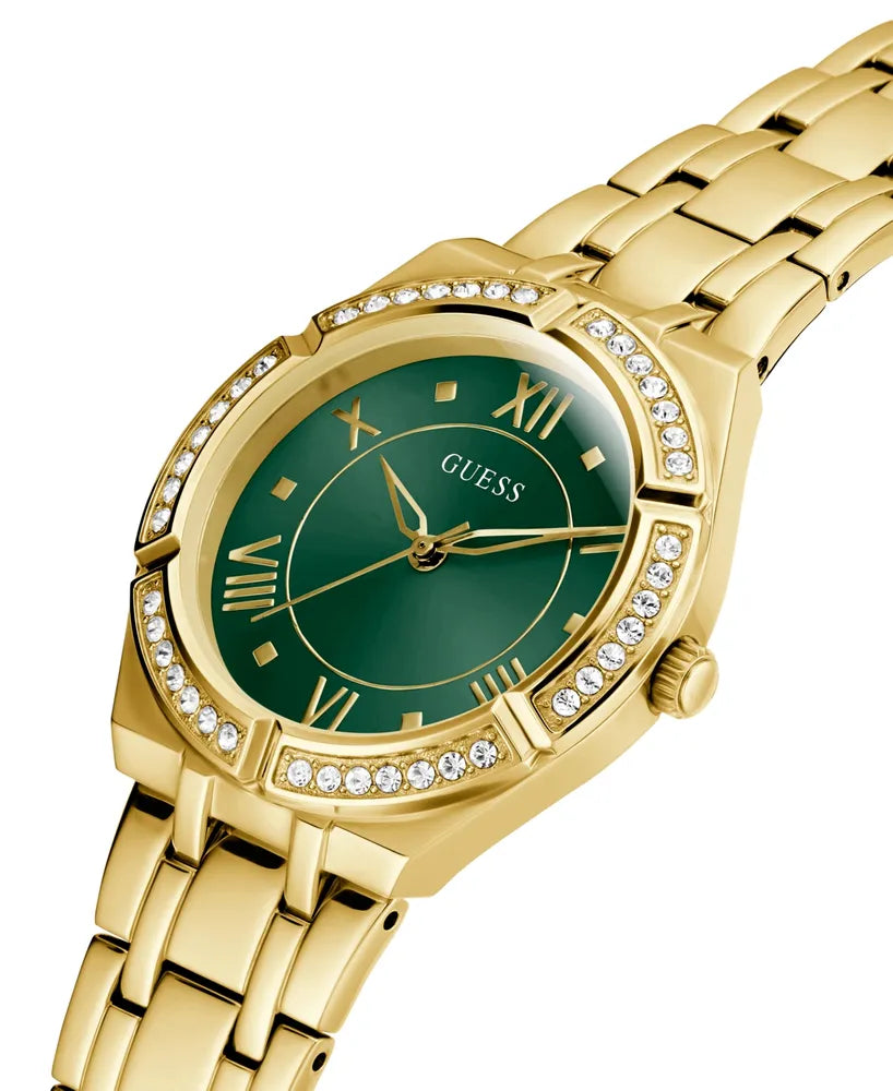 Montre-Bracelet En Acier Inoxydable Doré Glitz Guess 36 Mm - Or – Montre Femme – image 3