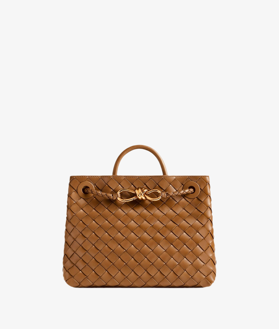Sac à main en Andiamo Bottega Veneta Marron caramel – image 1