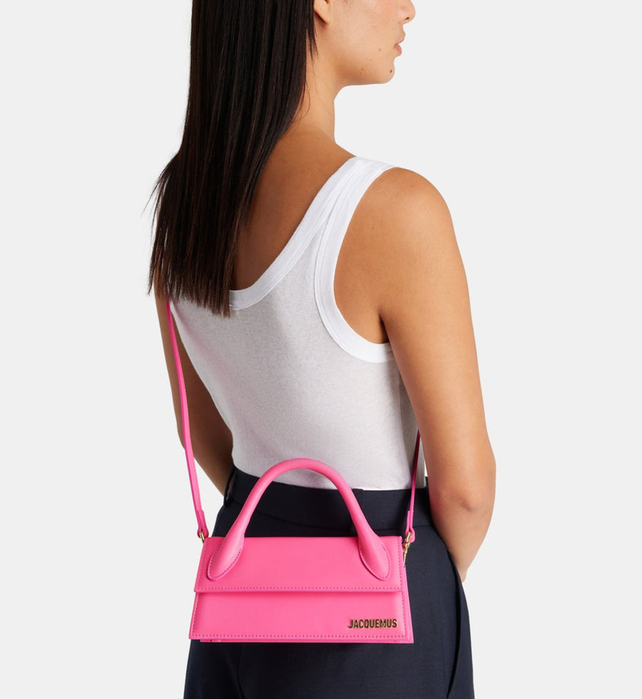 Sac à main long avec poignée supérieure Le Chiquito En Rose – image 2