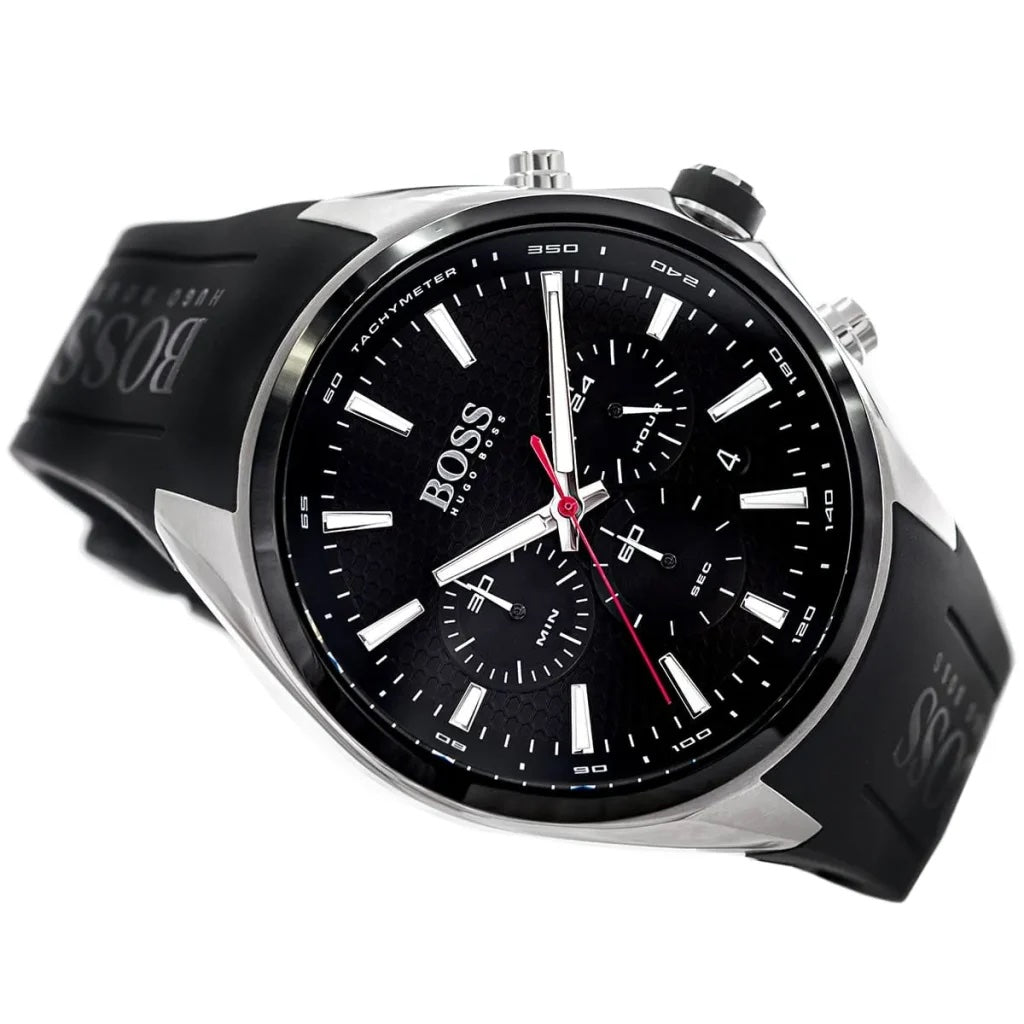 chronographe Hugo Boss Distinct en silicone noir - 1513855 – Montre Homme – image 3