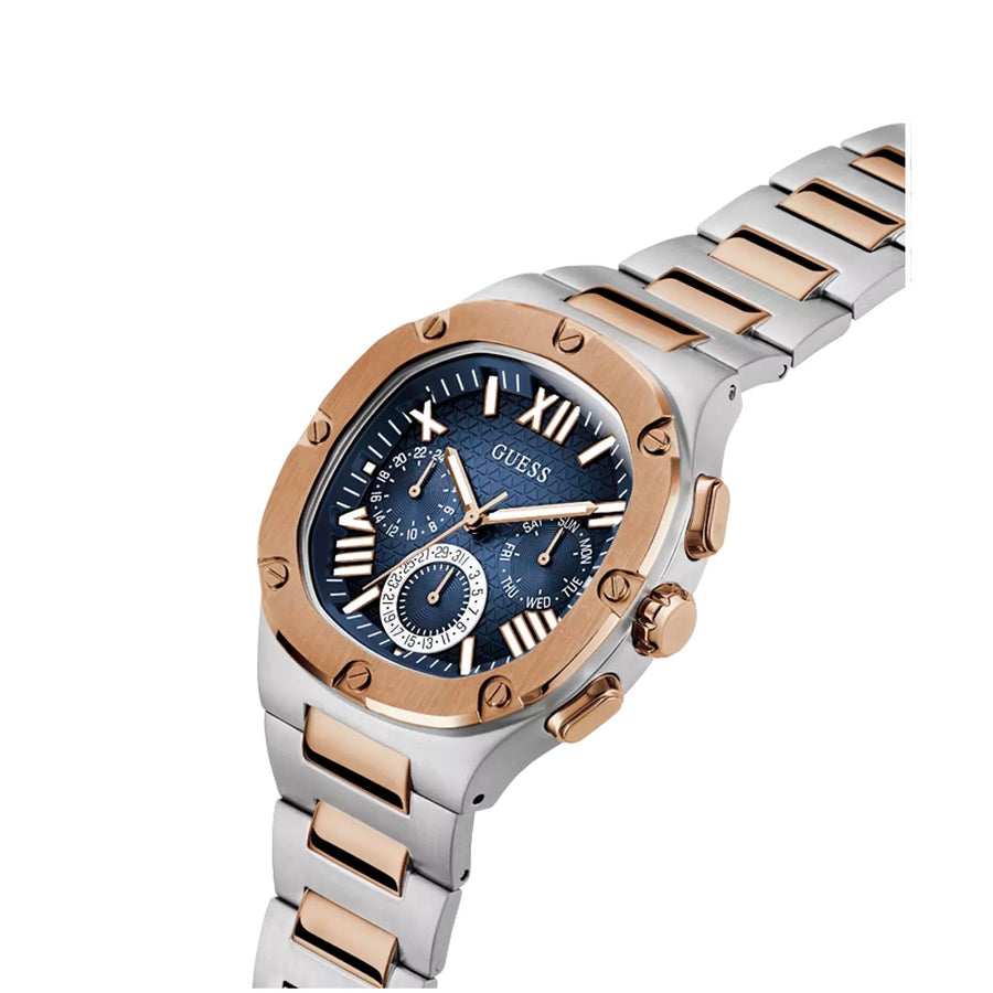 Guess GW0572G4 Couleur du boîtier 2 tons - Bracelet en acier inoxydable de forme carrée – Montre Homme – image 4