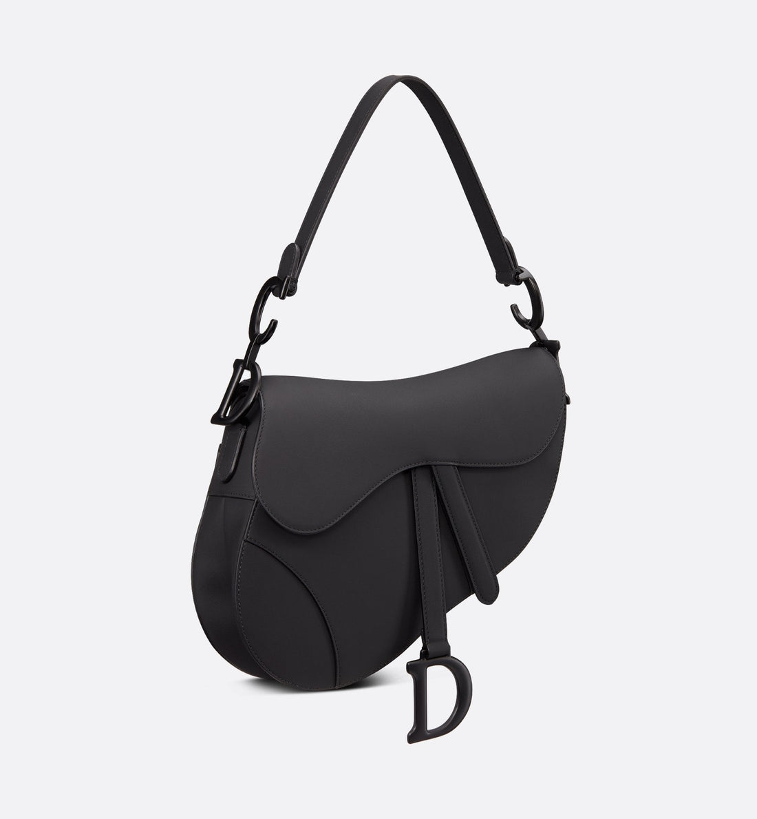 Sacoche Dior de selle avec sangle noir – image 3