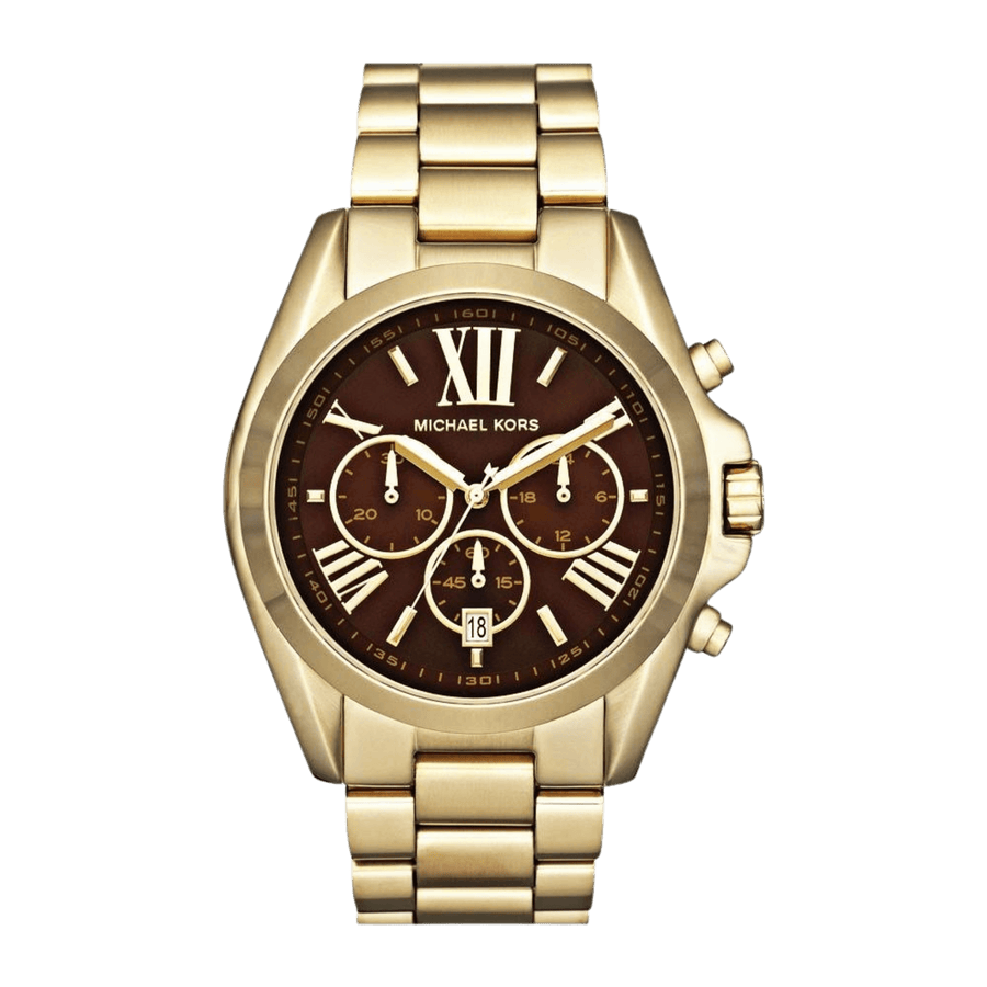 Michael Kors Bradshaw Doré/Chocolat – Montre Femme – image 1