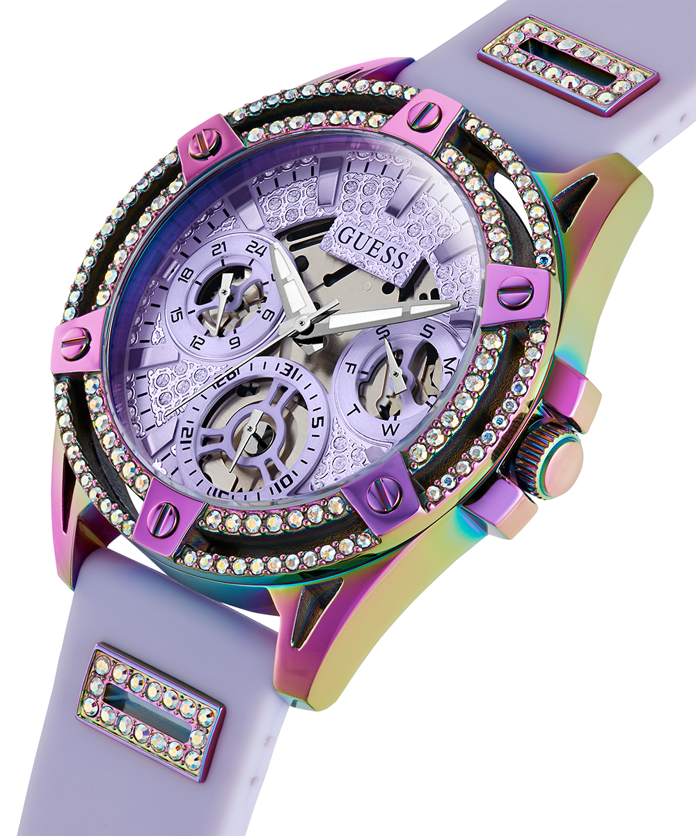GUESS Ladies Purple Iridescent Multi-function Watch – Montre Femme – image 3