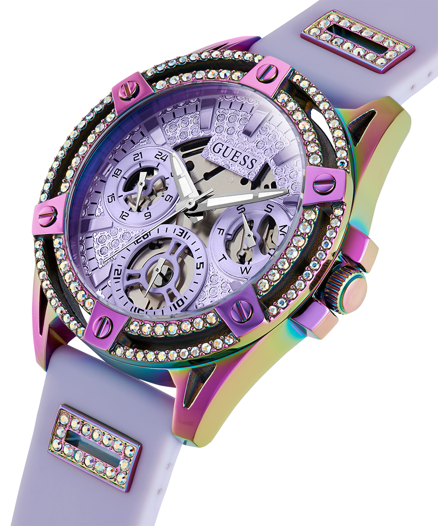GUESS Ladies Purple Iridescent Multi-function Watch – Montre Femme – image 3