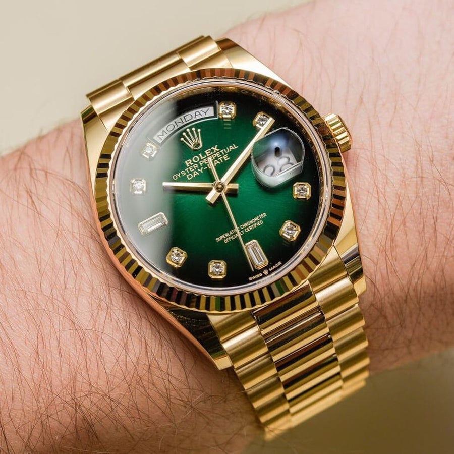 Rolex DayDate Gold Unisex 36 mm – Montre Unisexe – image 6