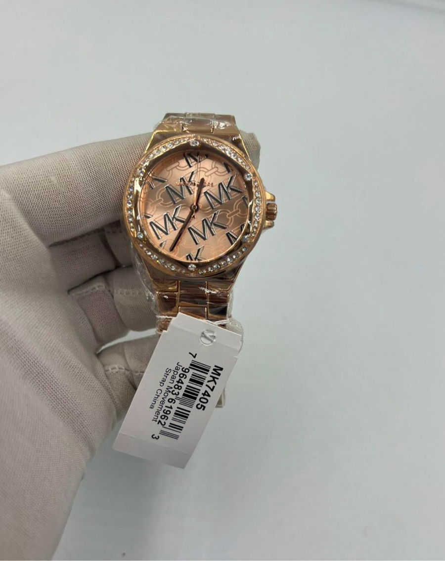 Lennox de Michael Kors à trois aiguilles en acier inoxydable, doré rose – Montre Femme – image 6