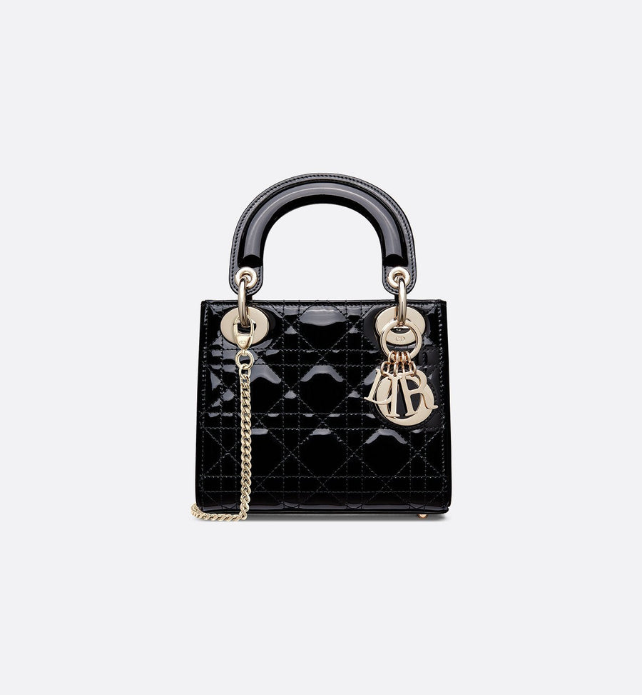 Sac Lady Dior Mini verni noir – image 1