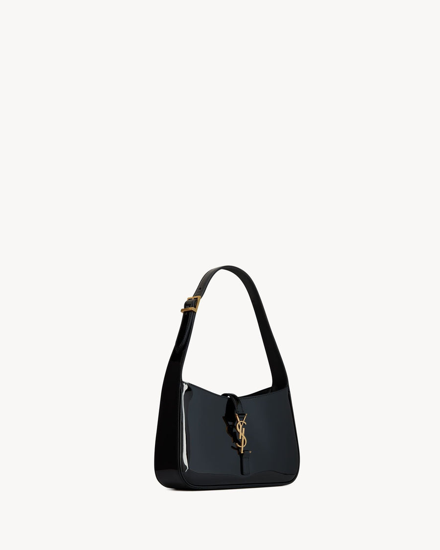 Le 5 À 7 En Semi Cuir Verni Noir – image 5