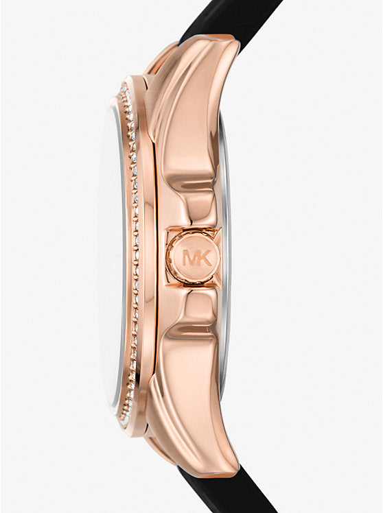 Michael Kors Mini Pilot MK7373 chronographe bracelet en silicone – Montre Femme – image 2