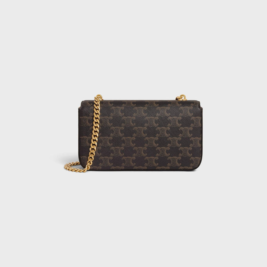 Sac À Bandoulière Chaîne Claude De Veau Brillant – image 3