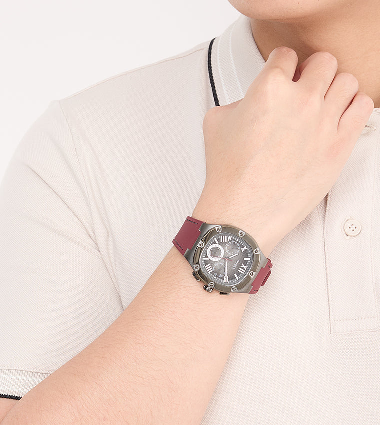 Guess Avec Boîtier En Bronze À Quartz – Montre Homme – image 8