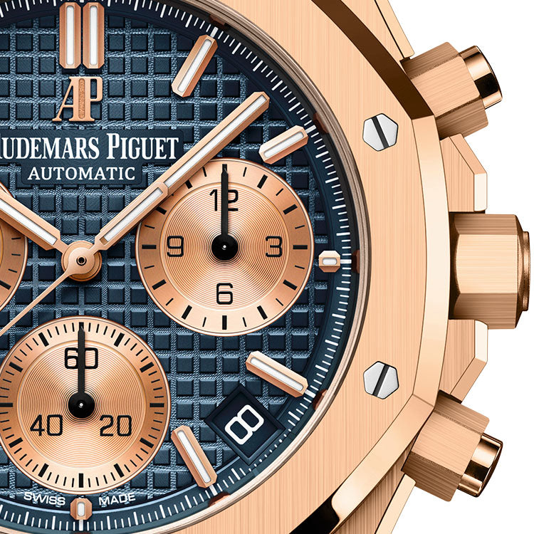 Royal Oak Chronographe-Rose/Bleu – Montre Homme – image 2