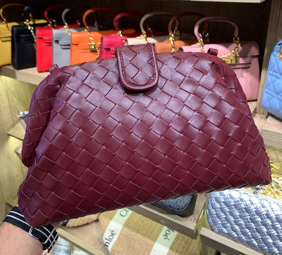 Sac Lauren 1980 en mauve foncé – image 2