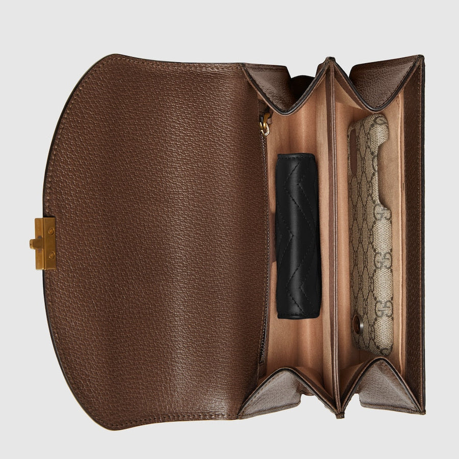 Sac Ophidia Mini À Poignée Supérieure Avec Toile – image 7