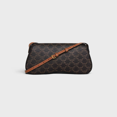 Sac Celine Lola Moyen Modele Toile Triomphe Et Veau – image 4