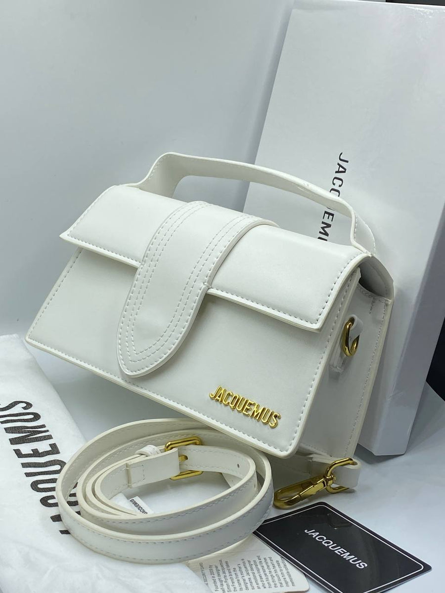 Sac Jacquemus bandoulière & Porté main Blanc – image 7