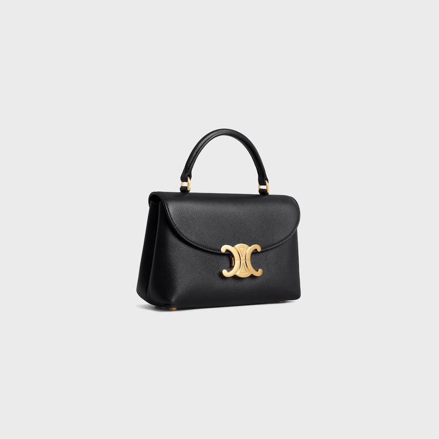 Sac Nino Teen Veau Souple Grainé En Noir – image 2