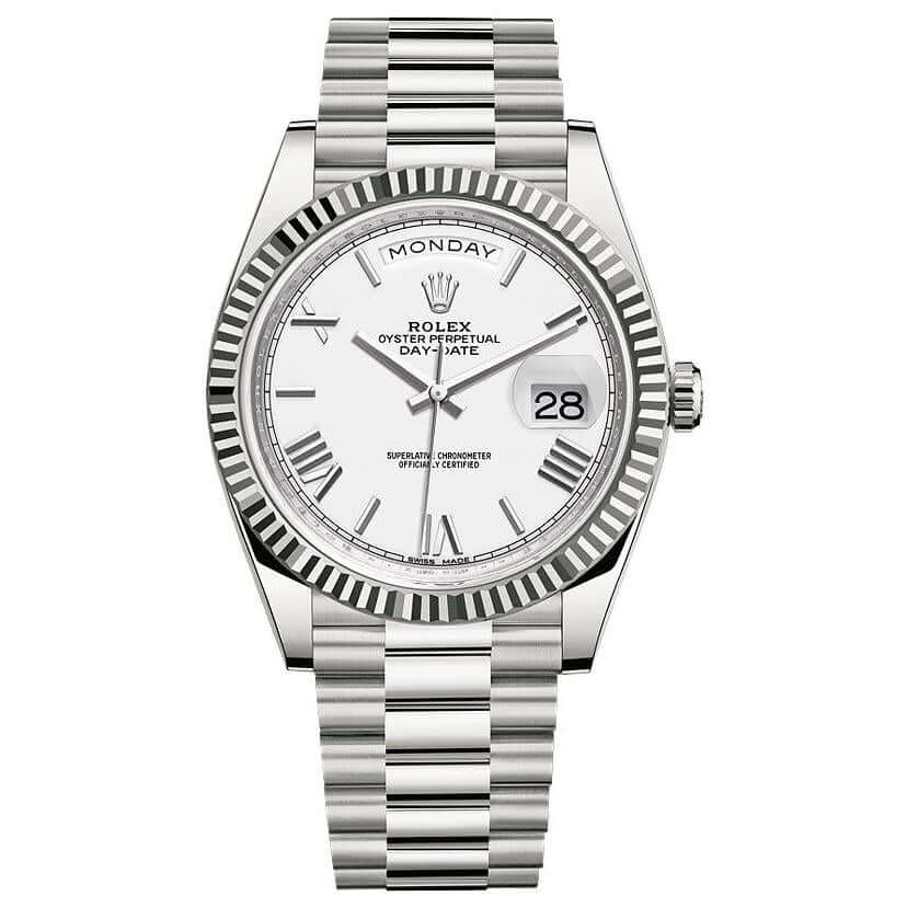 Rolex Day-date White Dial President – Montre Homme – image 1
