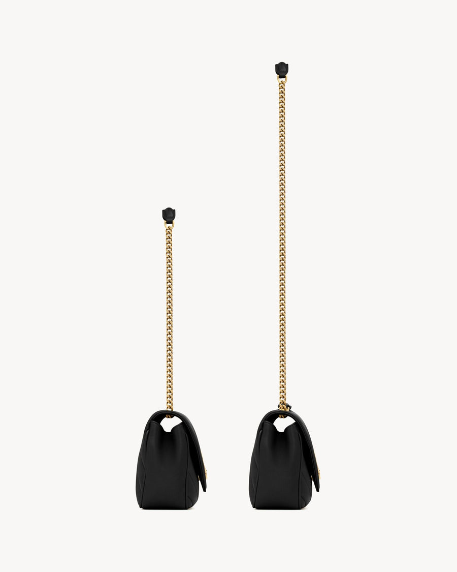 Loulou Small En Semi Cuir Matelassé Noir – image 4