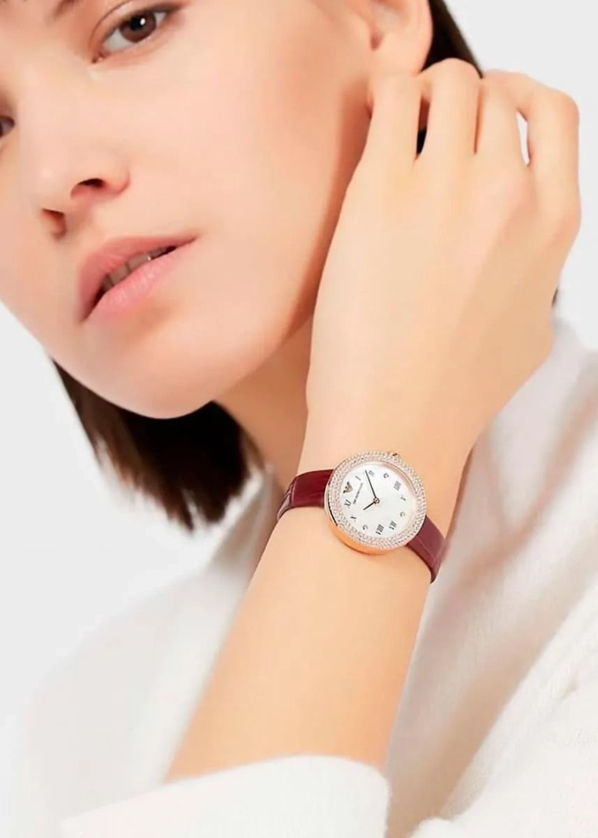 Emporio Armani – Élégance en Nacre et Or Rose , AR11357 – Montre Femme – image 2