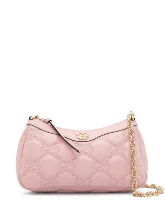 Sac à bandoulière En Matelassé Rose GG Pour femme – image 2
