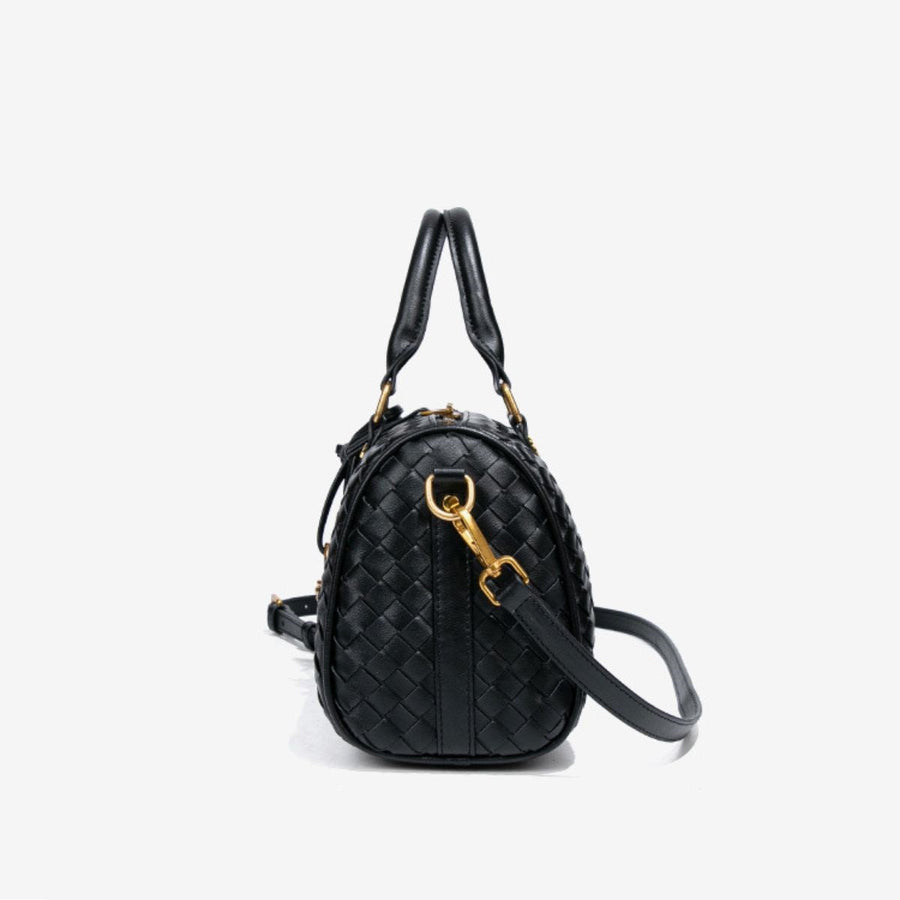 Sac À Main Vintage En Véritable Tressé En Forme D’oreiller – image 6