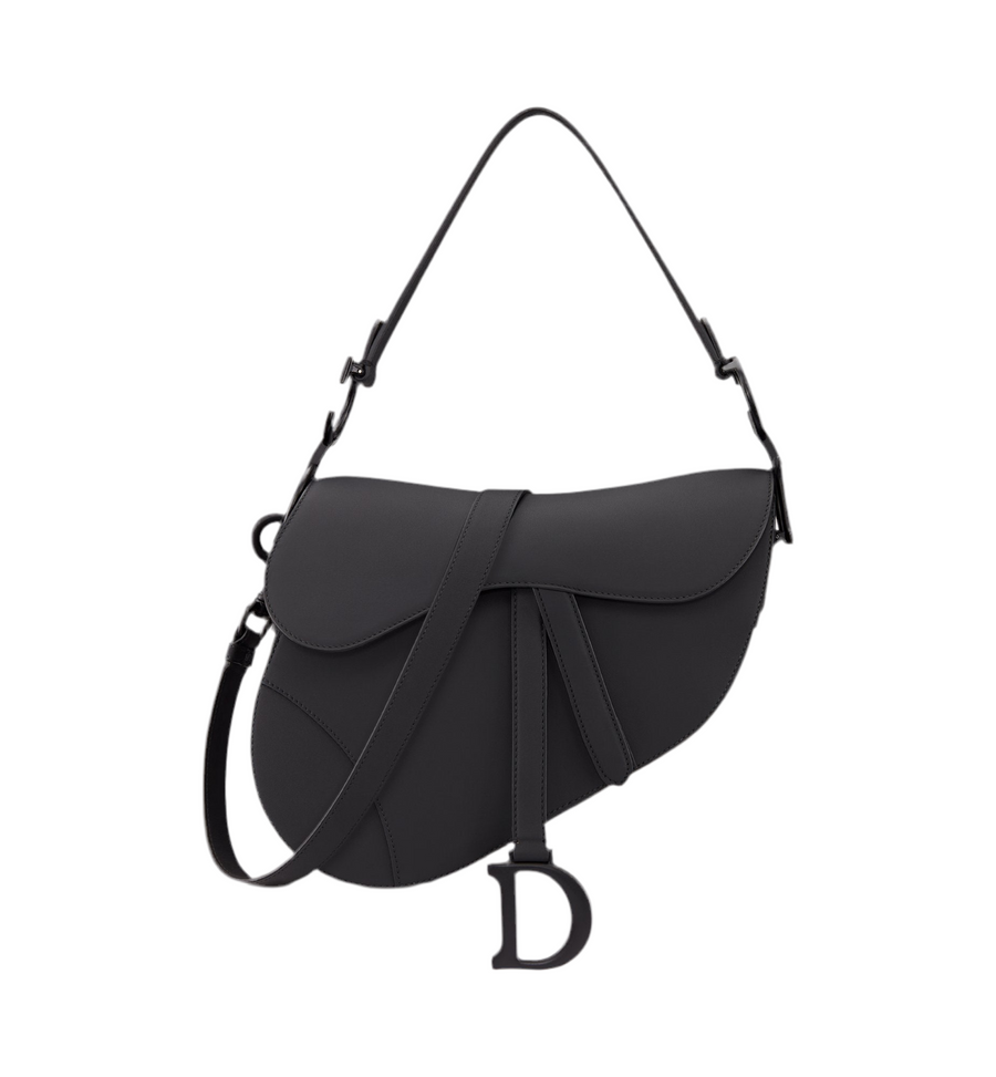 Sacoche Dior de selle avec sangle noir – image 1