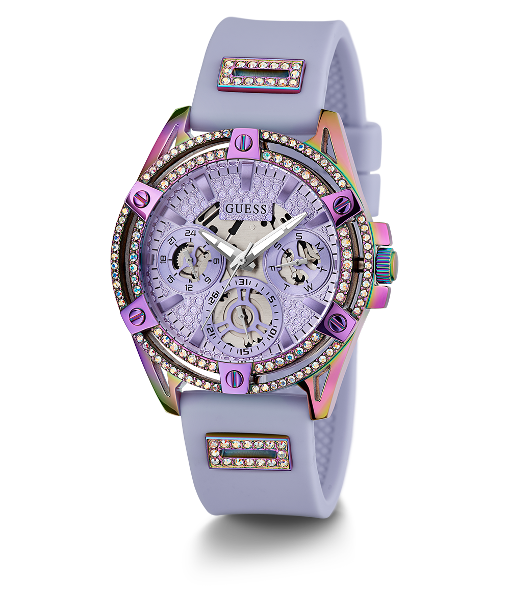 GUESS Ladies Purple Iridescent Multi-function Watch – Montre Femme – image 2