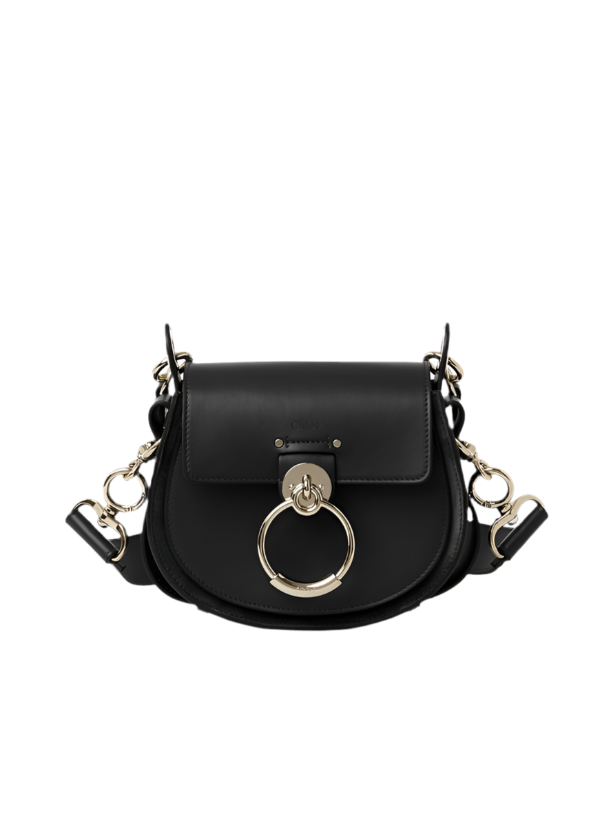 Petit Sac Tess En Cuir Lisse Et Cuir Velours – image 1