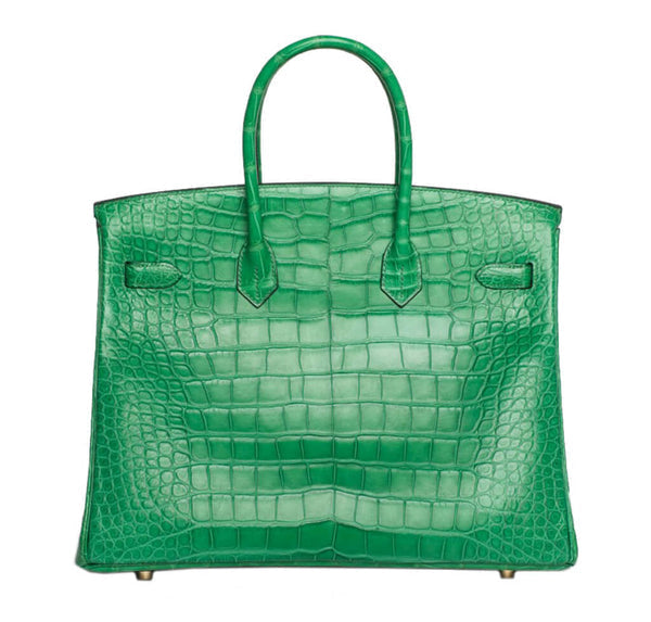 Sac À Main À Poignée Supérieure En Cuir Véritable Imprimé Crocodile Lisse – image 5
