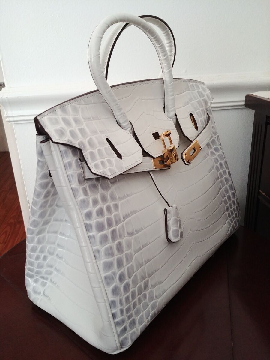 Sac À Main À Poignée Supérieure En Cuir Véritable Imprimé Crocodile – image 6